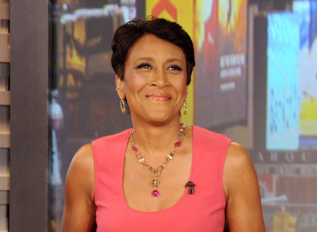 Robin Roberts during a 2012 broadcast of "Good Morning America."