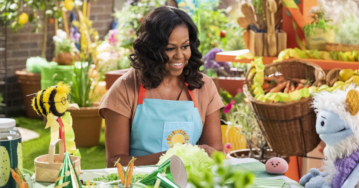 Waffles Mochi Netflix Michelle Obama Is A Kids Tv Star Los Angeles Times Waffles Mochi Netflix Michelle Obama Is A Kids Tv Star Los Angeles Times