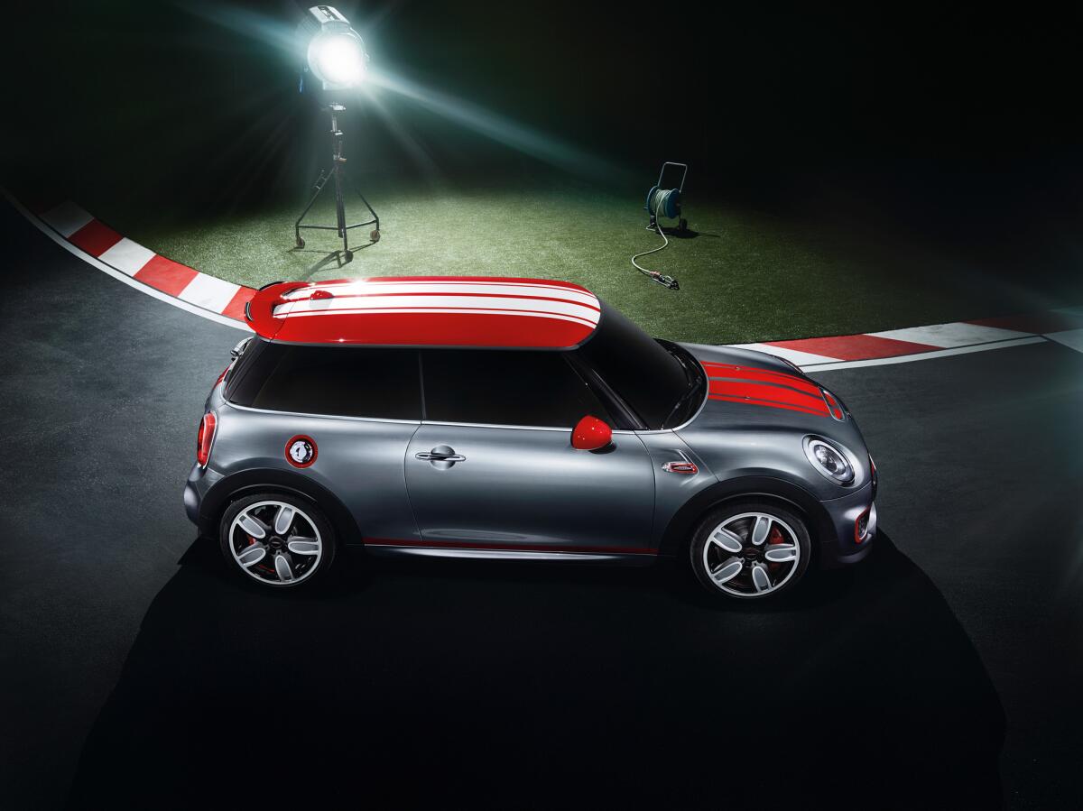 Mini plans to debut this John Cooper Works concept at the 2014 Detroit Auto Show. It's based on the all-new 2014 Cooper Hardtop the brand showed off at the L.A. Auto Show.
