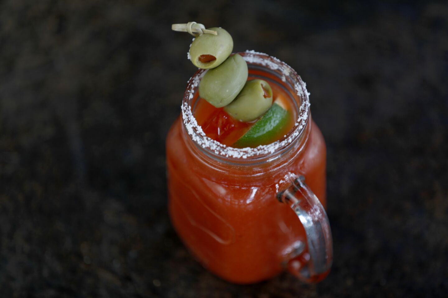 A little something for parents to indulge in, responsibly, of course: the Bloody Mary at Mike & Anne's in South Pasadena.