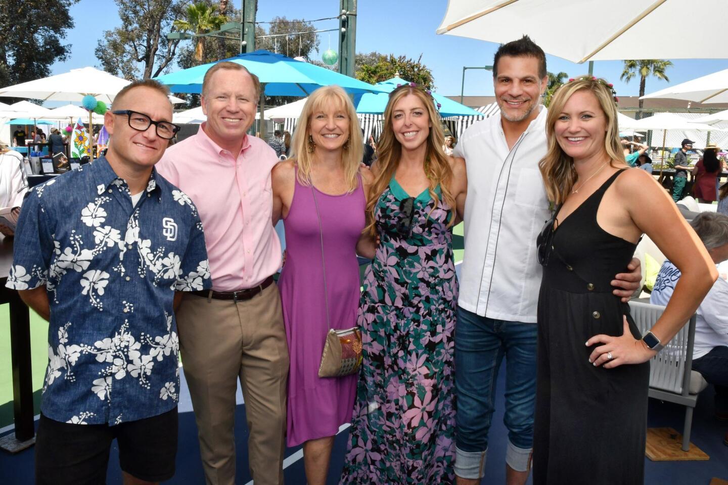 Chris Cote (even emcee), Vince Hall (FSD CEO) and Tracy Skaddan, Allison Glader (event host), Angelo Sosa (Death by Tequila chef), Diane End (event host)