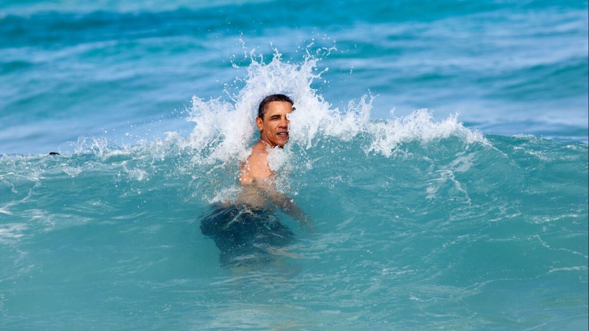 Barack Obama, swimming off Hawaii in 2012, has released his summer 2018 reading list.