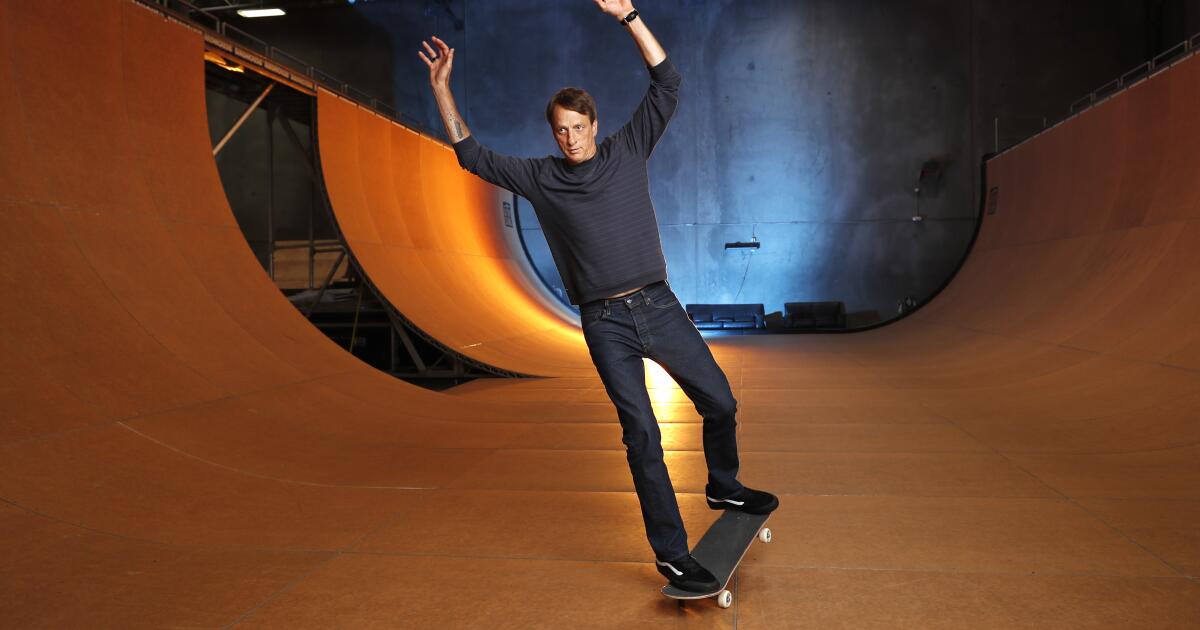 The return of Tony Hawk, pro skater, video game icon - Los Angeles