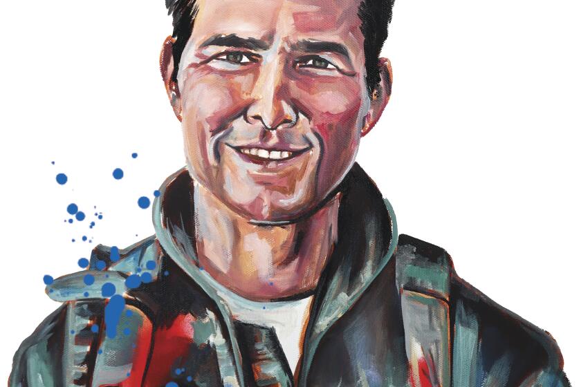 Tom Cruise illustration by DÉSIRÉE KELLY FOR THE TIMES.