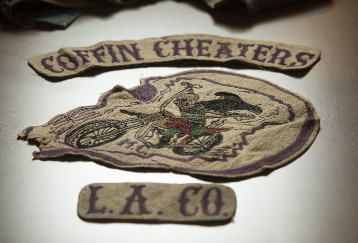 A close-up of a patch.