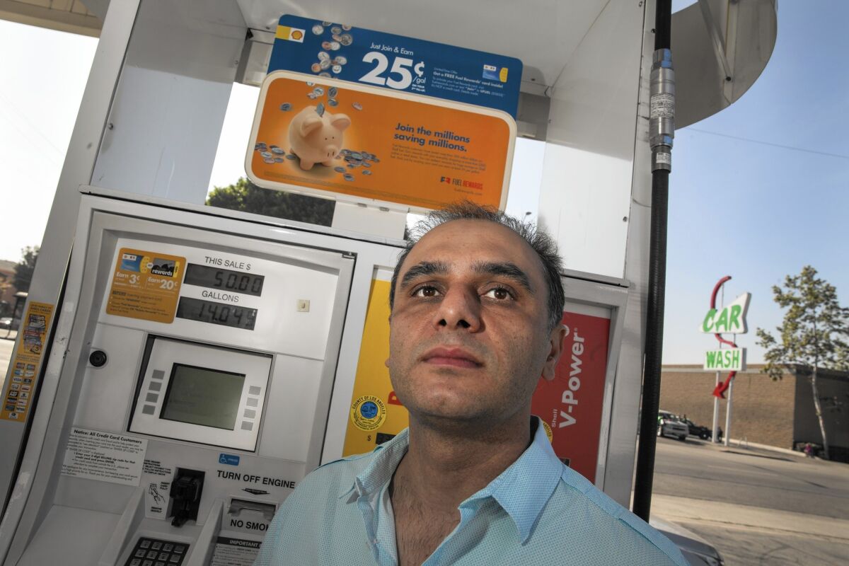 Benjamin Donel, who owns a Shell station at Avenue 52 and Figueroa Street in Highland Park, raised the ire of neighbors when he planned to put a car wash in his station. Nearby residents complained that the car wash would create noise and congestion.