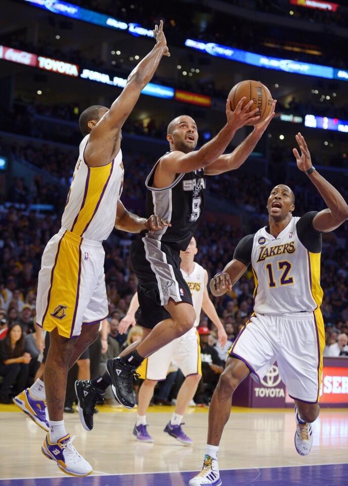 Metta World Peace, Tony Parker, Dwight Howard