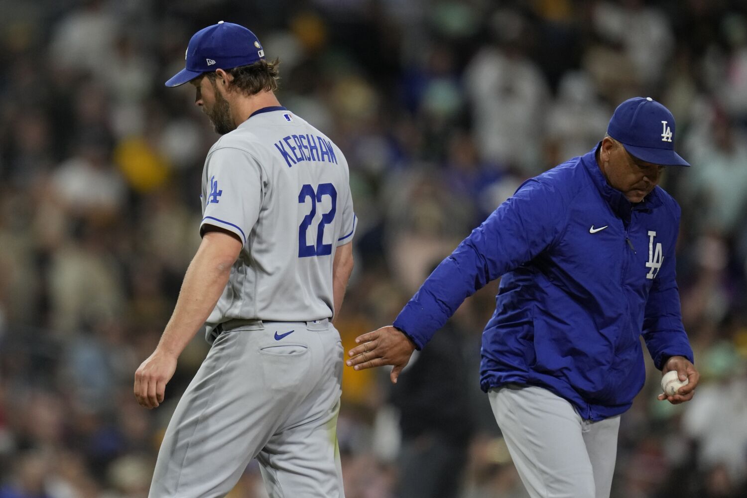 Different stakes, same result: Dodgers lose again to playoff-nemesis Padres