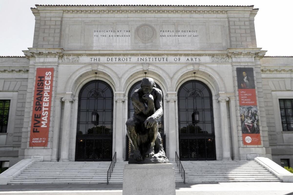 The Detroit Institute of Arts' entire collection is being appraised for its potential value toward paying down its bankrupt city's debt.