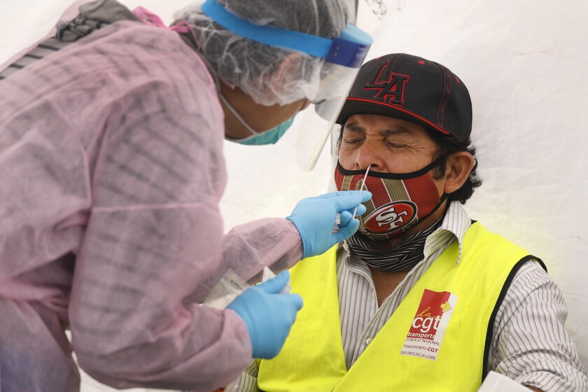 Orange County Inflated Its Coronavirus Test Numbers By Mistakenly Including Antibody Tests Officials Say Los Angeles Times