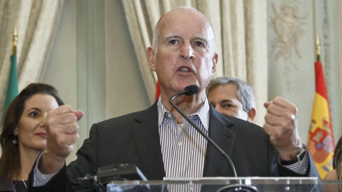 California Gov. Jerry Brown vetoed a measure aimed at avoiding costly, uncontested elections.