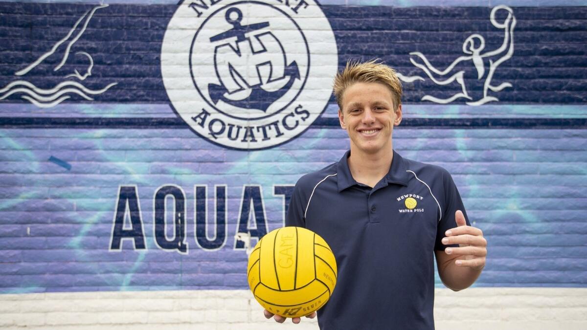 Newport Harbor High boys' water polo junior Tommy Kennedy had 15 goals, 10 assists and five steals for the Sailors in the South Coast Tournament last week.