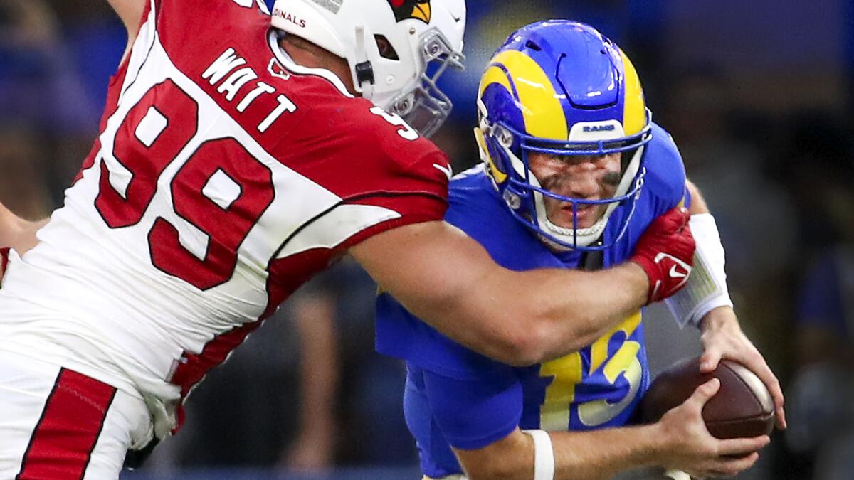 Rams wide receiver Cooper Kupp injures ankle vs. Cardinals – NBC Sports Bay  Area & California