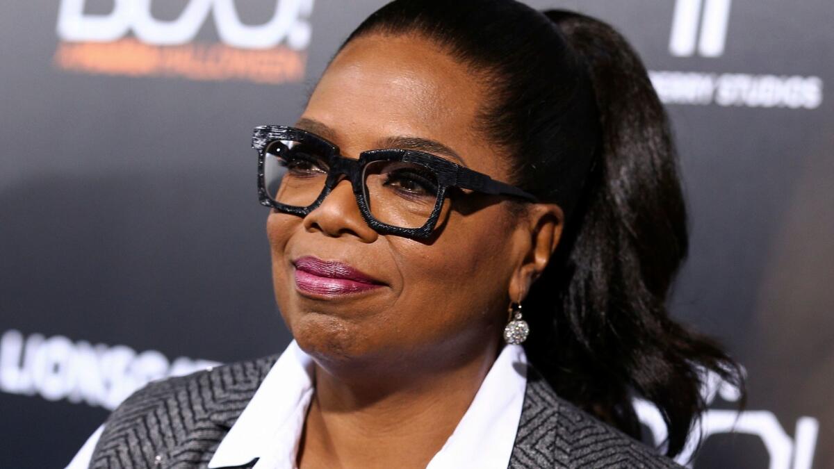 Oprah Winfrey in Los Angeles on Oct. 17.