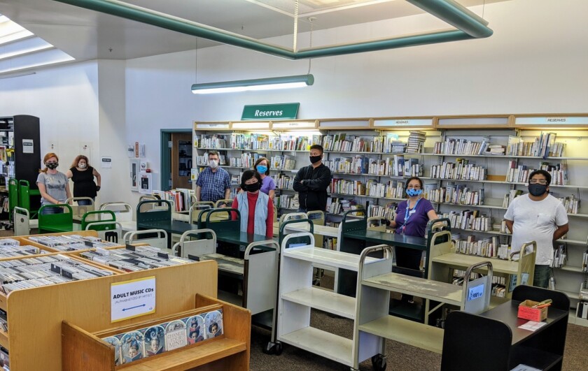 The staff at the Carmel Valley Library.