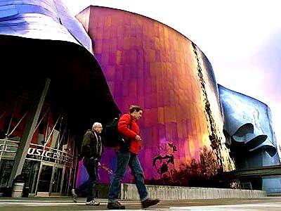 The Experience Music Project is an example of architect Frank Gehry's signature designs in metal.
