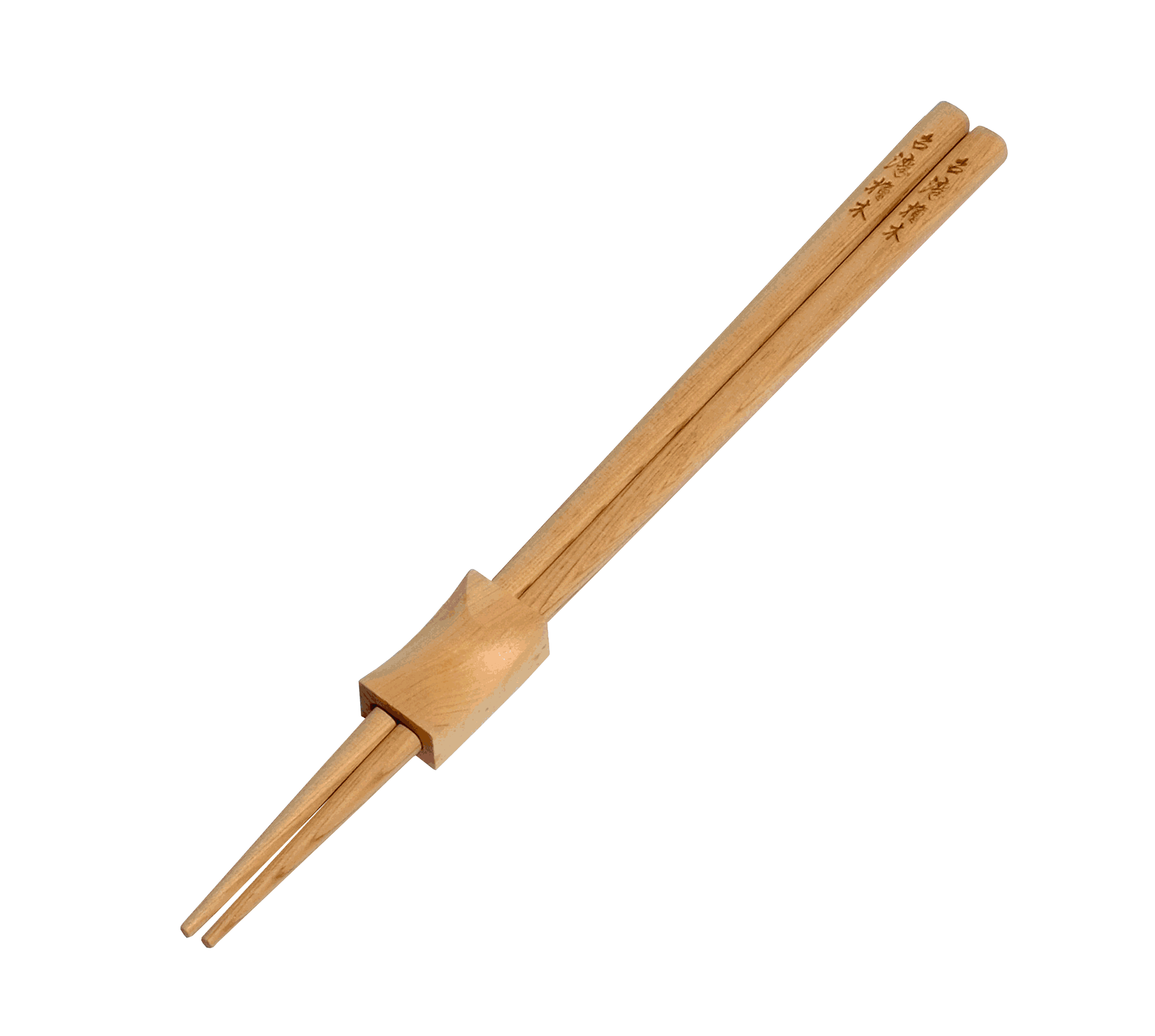 Alternating images of a pair of wood chopsticks, a beer glass and a kitchen knife from the Wax Apple