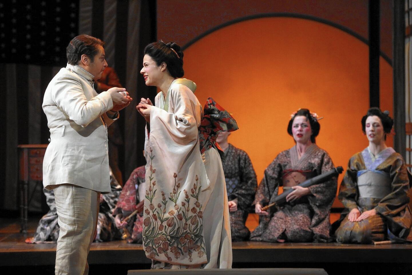 Stefano Secco and Ana Maria Martinez in L.A. Opera's production of 'Madame Butterfly'