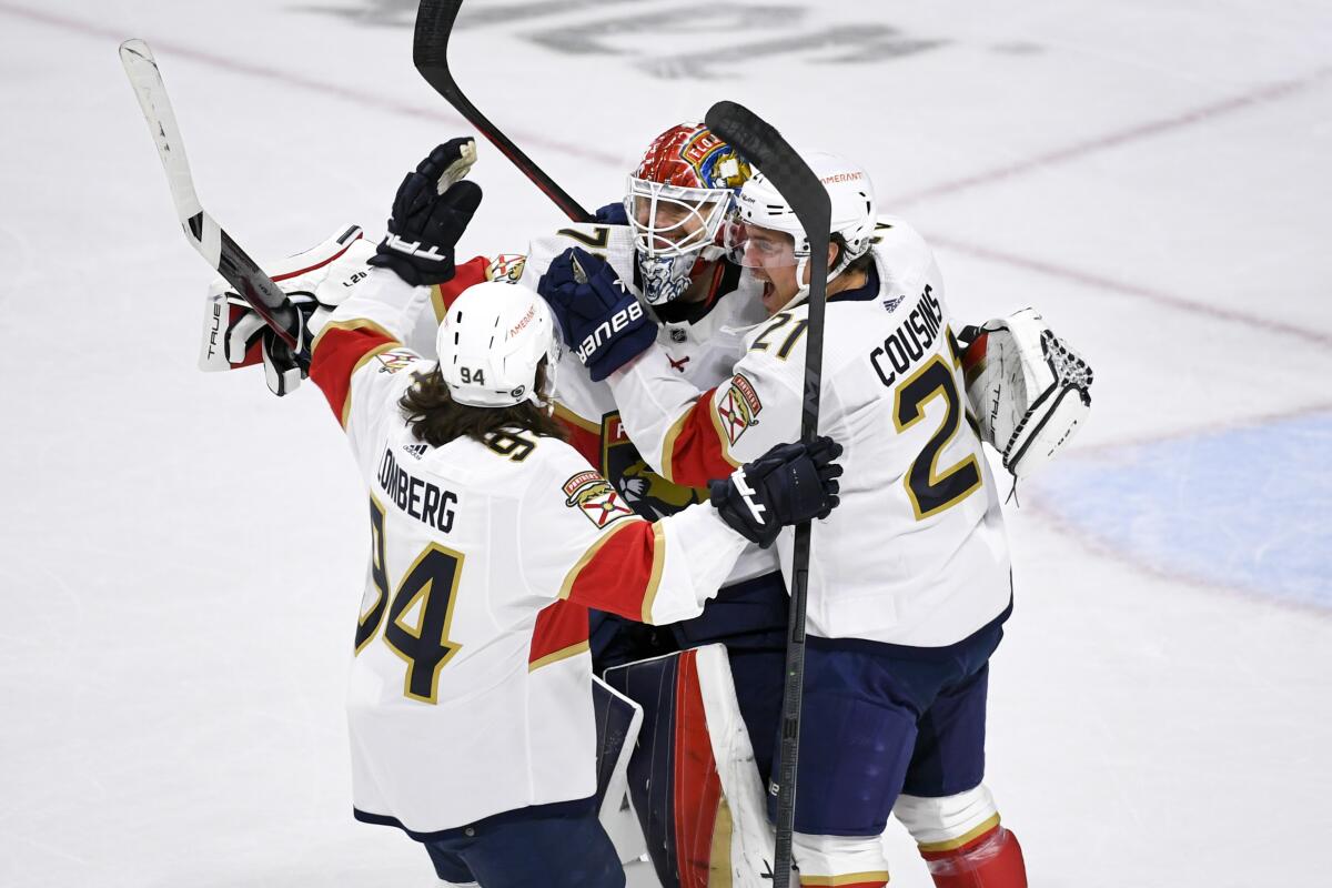 Bobrovsky, Panthers beat Wild 2-1 in shootout - The San Diego