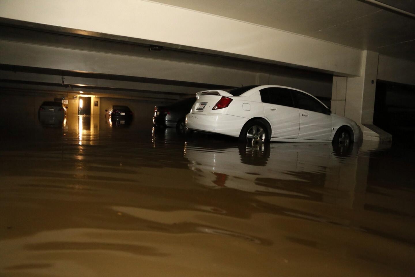 Water main break near UCLA