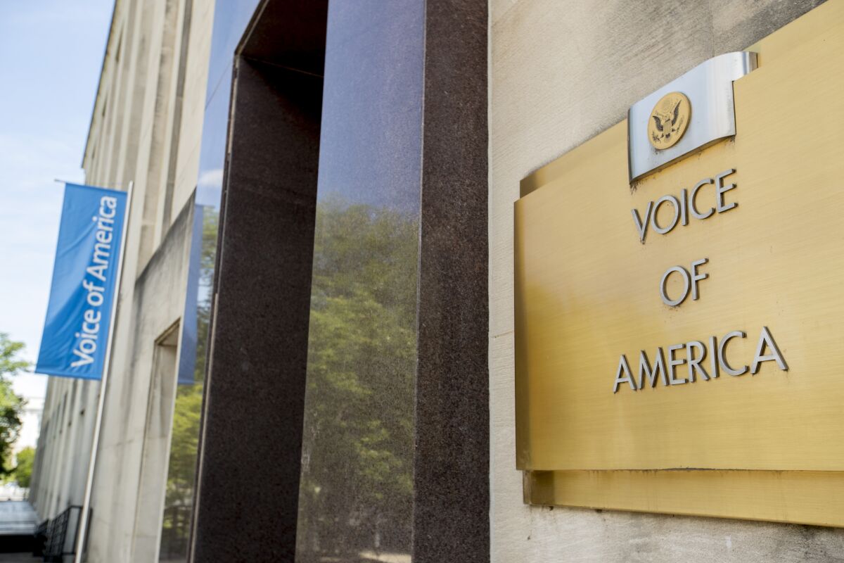The Voice of America building in Washington