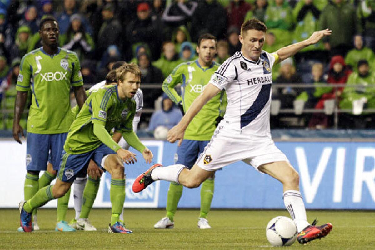 Galaxy forward Robbie Keane finished fourth in the league in scoring with 16 goals before making five more in the playoffs last season.