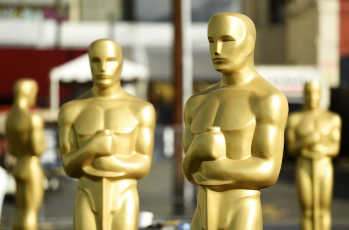 Estatuas del Oscar pueden en el Teatro Dolby,