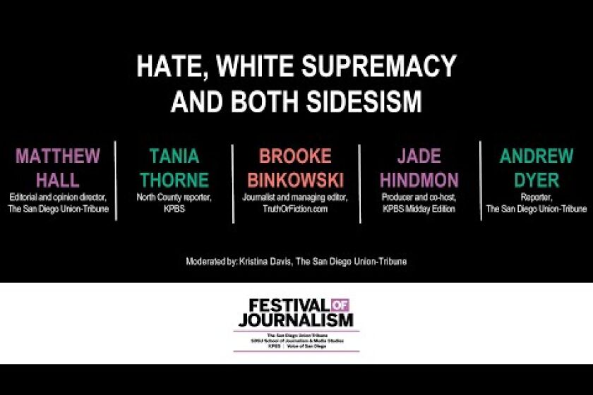 Hate, white supremacy and both sidesism