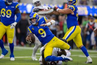 Inglewood, CA, Sunday, October 15, 2023 - Los Angeles Rams quarterback Matthew Stafford.