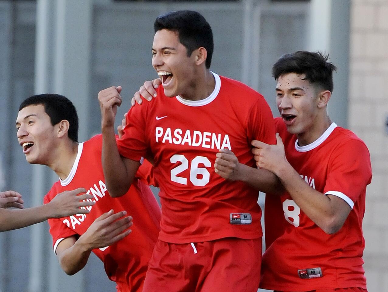 Photo Gallery: Pasadena v. Burroughs Pacific League boys soccer