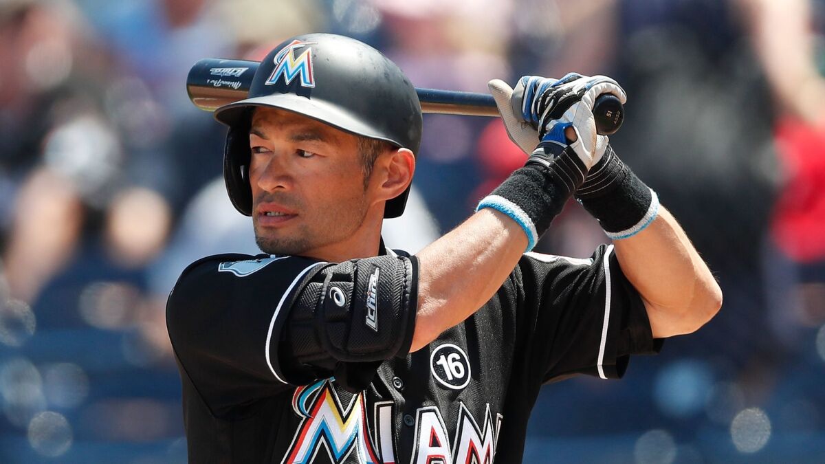 Miami Marlins outfielder Ichiro Suzuki has sold his loft-condo in downtown Los Angeles for slightly more than $2.45 million. He bought the unit in the 1920s building a decade ago for $2.2 million.