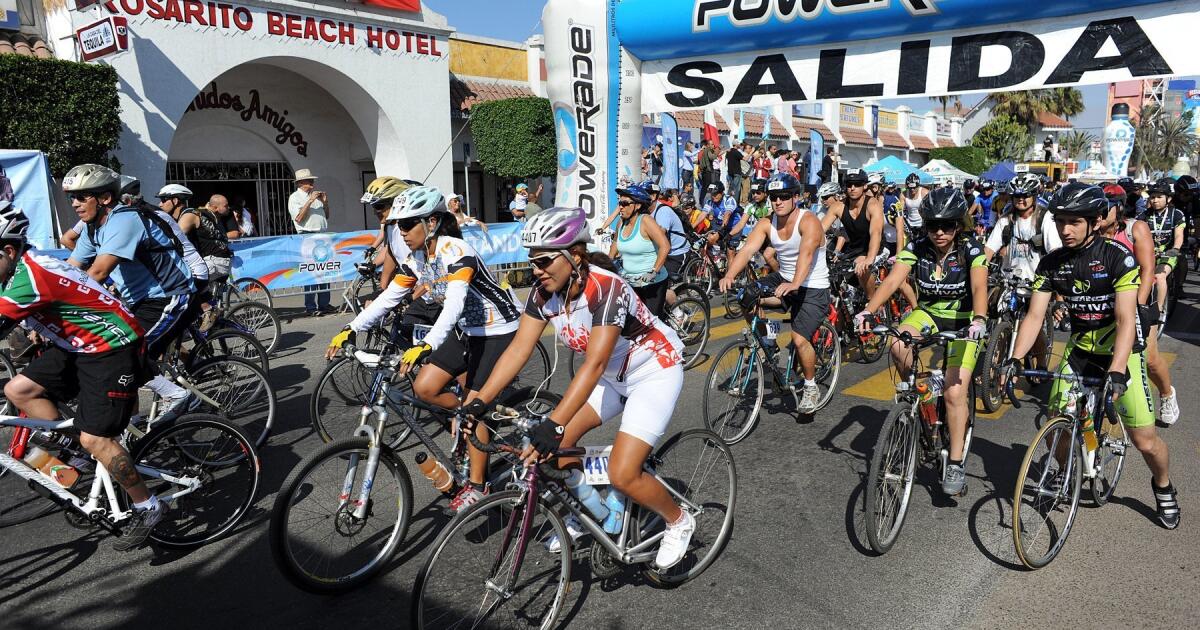 Thousands join Rosarito Ensenada bike ride The San Diego UnionTribune