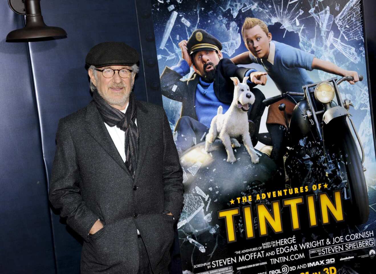 Steven Spielberg directs the film that follows comic book hero Tintin as he searches for lost treasure.