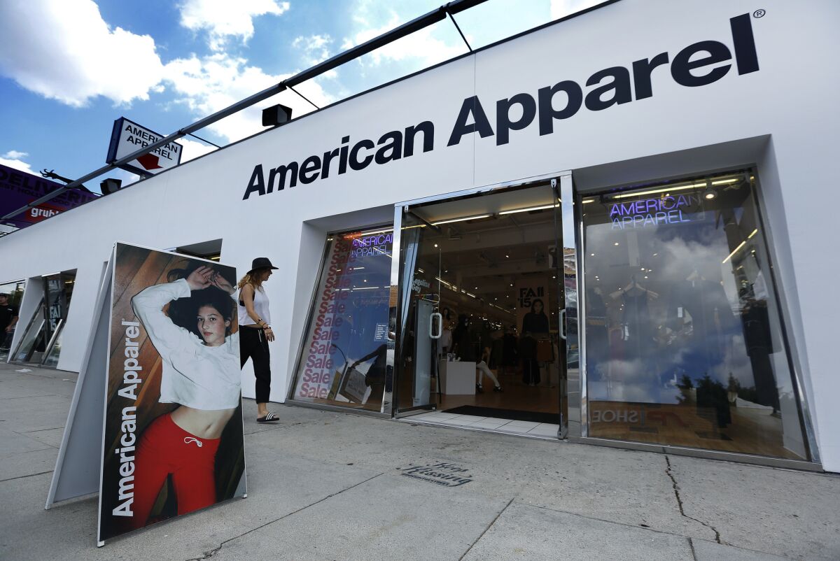American Apparel is one of several L.A. retailers to declare bankruptcy or go out of business in recent months.