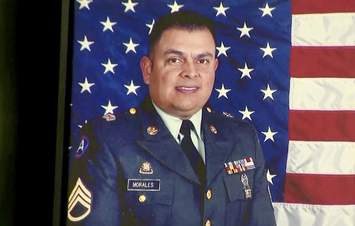 U.S. Army veteran Mario Morales-Moreno.