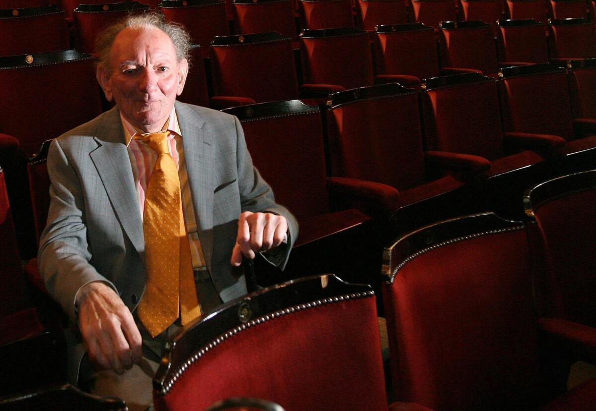 Brian Friel poses for a photo in a Dublin theater on Sept. 11, 2009.