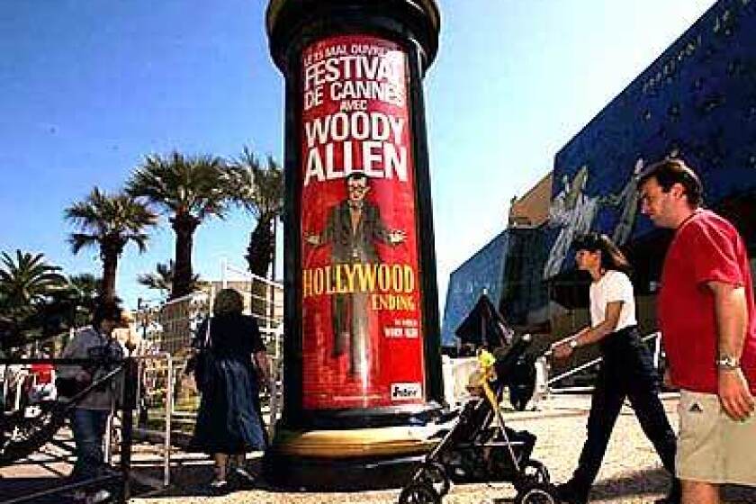 Woody Allen's "Hollywood Ending" opened the Cannes Film Festival and, for the first time, the filmmaker attended.
