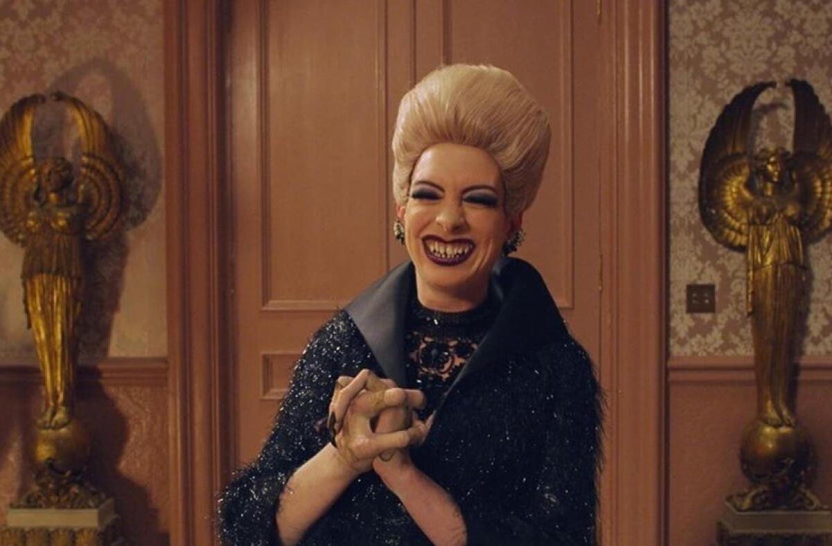 Anne Hathaway as the Grand High Witch in "The Witches."