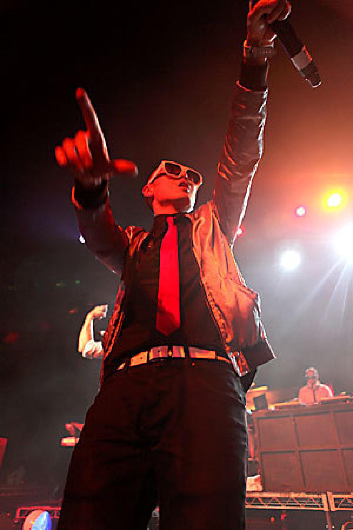 Far East Movement performing at Power 106's Cali Christmas in Los Angeles.