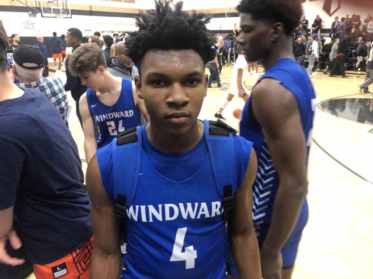 Dylan Andrews of Windward finished with 28 points on Saturday to help his team defeat Heritage Christian 73-70 in overtime. Skyy Clark had 35 points for Heritage Christian.