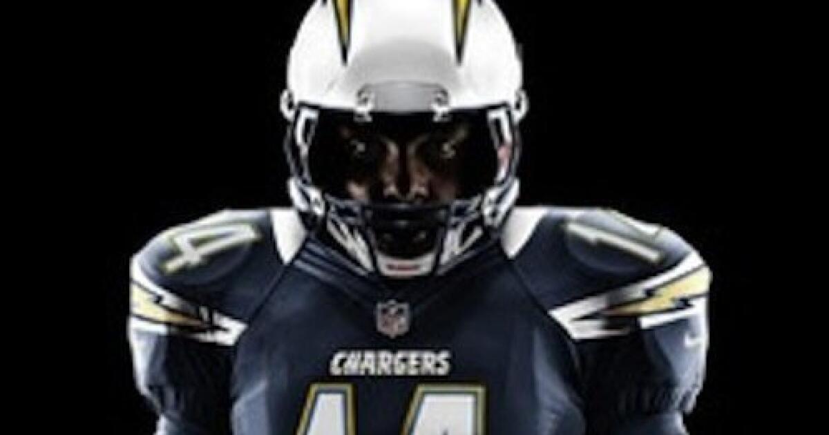 New Chargers jerseys look familiar