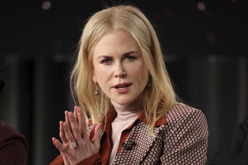 FILE- In this Jan. 15, 2020, file photo, actress Nicole Kidman speaks at the "The Undoing" panel during the HBO TCA 2020 Winter Press Tour at the Langham Huntington in Pasadena, Calif. Hong Kong's government said in a statement Thursday, Aug. 19, 2021, that it had recently granted a quarantine exemption to someone to perform "designated professional work" after reports surfaced that Kidman did not have to serve quarantine when she arrived in the city to film a TV series. (Willy Sanjuan/Invision/AP, File)