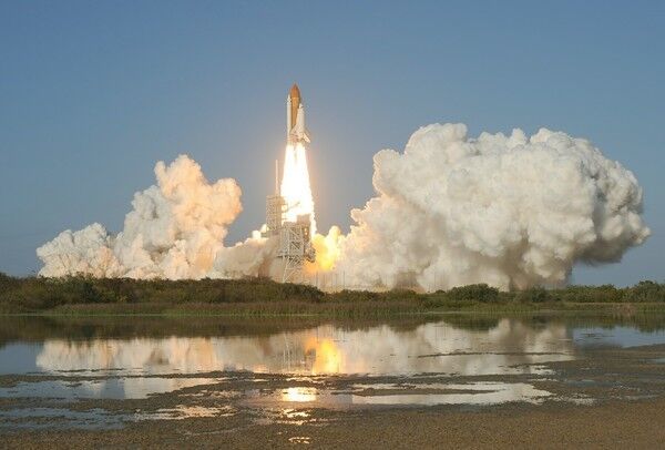 Space shuttle Discovery STS-133 liftoff