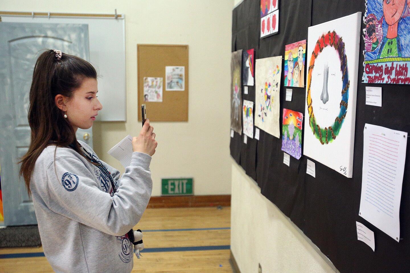 Several Glendale schools, students participate in Pride art showcase