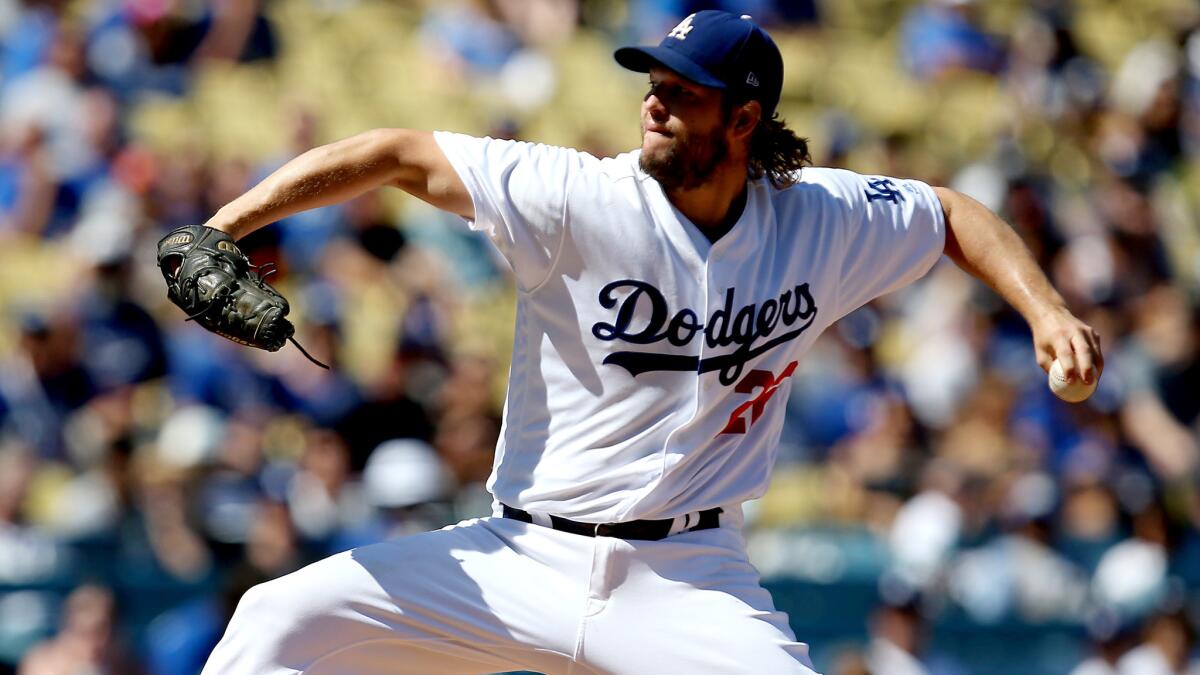Dodgers ace Clayton Kershaw will start Game 1 of the NLDS on Friday at Dodger Stadium.