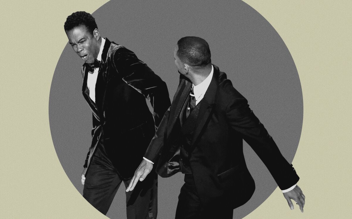 Will Smith slaps Chris Rock at the Oscars.