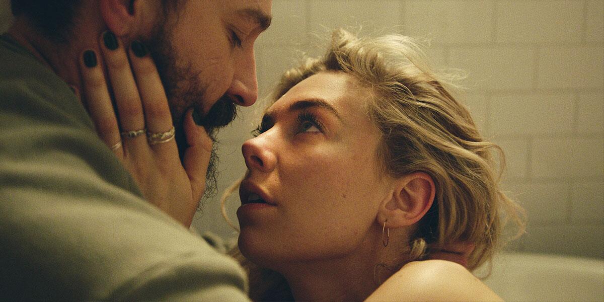 Shia LaBeouf and Vanessa Kirby in the movie "Pieces of a Woman."