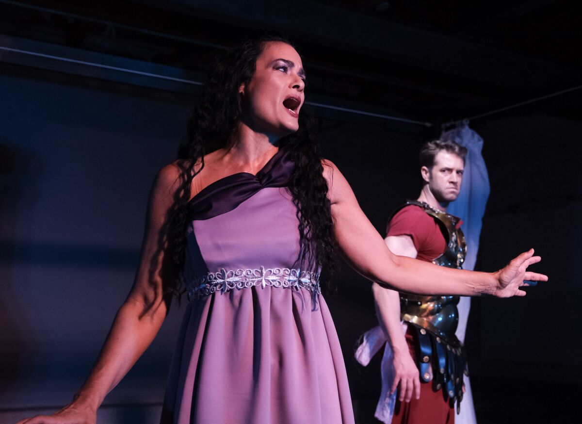 A scene from Bodhi Tree Concerts' production of "Dido & Aeneas."