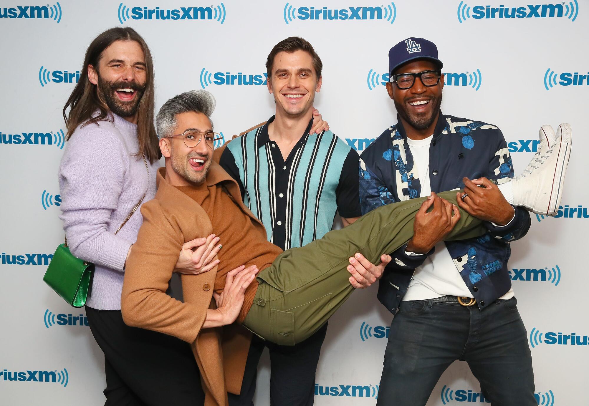Cast from Netflix series "Queer Eye" in New York City. 