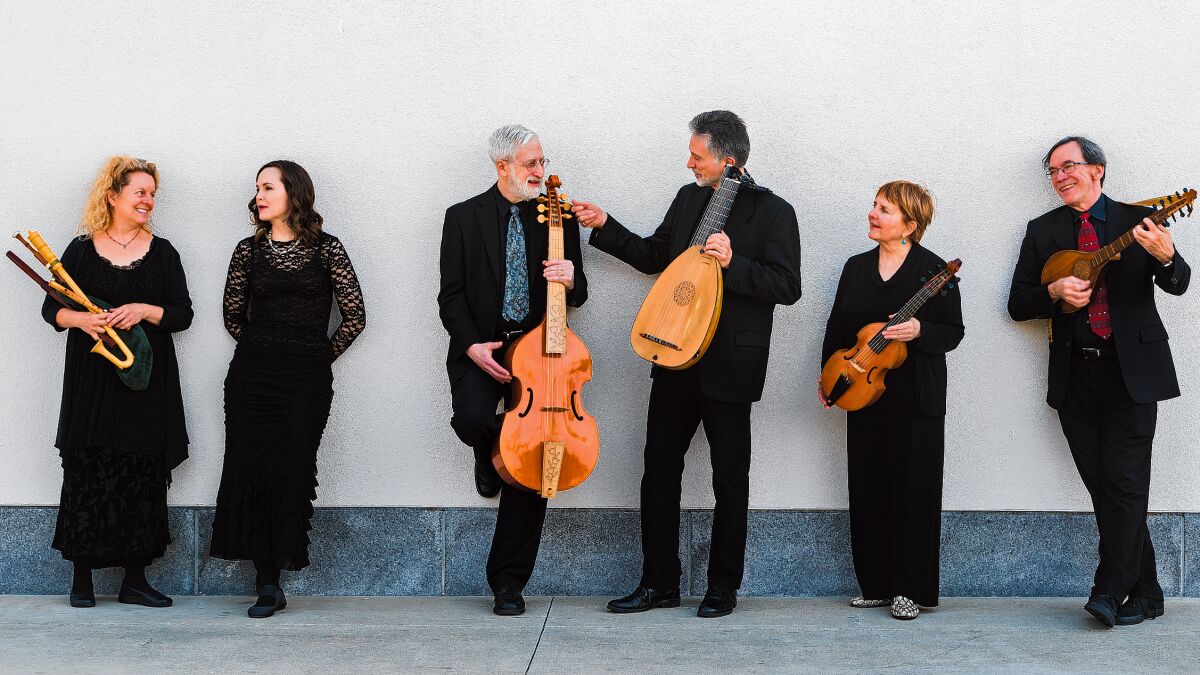 Baltimore Consort performs Dec. 14, 2019 at St. James by-the-Sea Episcopal Church in La Jolla.